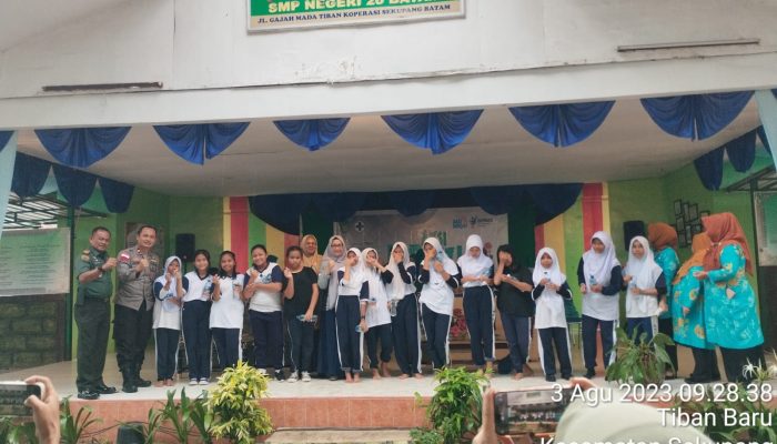 Gerakan Aksi Bergizi, Kapolsek Sekupang Kompol Z.A.Cristopher Tamba Berikan Pesan, Berikut !