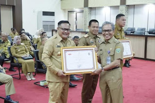 Pemkot LubukLinggau Terima Penghargaan Dari Kemendagri Terbaik Ketiga se-Sumsel EPPD 2022