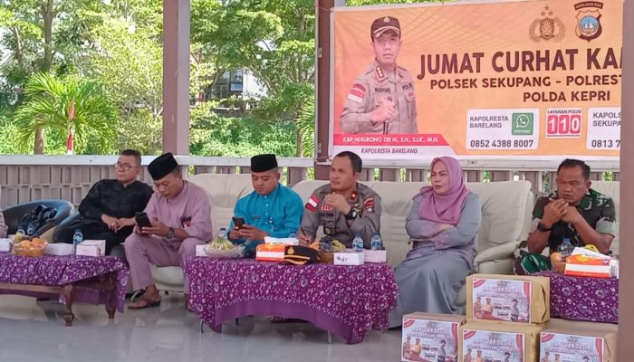 Tampung Aspirasi Warga Tiban Ayu, Kapolsek Sekupang Berikan Respon Begini!