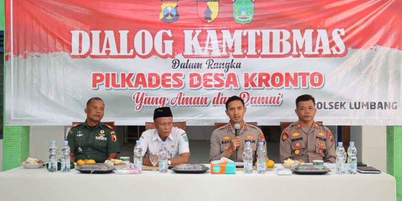 Menjelang Pilkades Serentak 2023, Polres Pasuruan Gelar Dialog Kamtibmas Bersama Masyarakat.