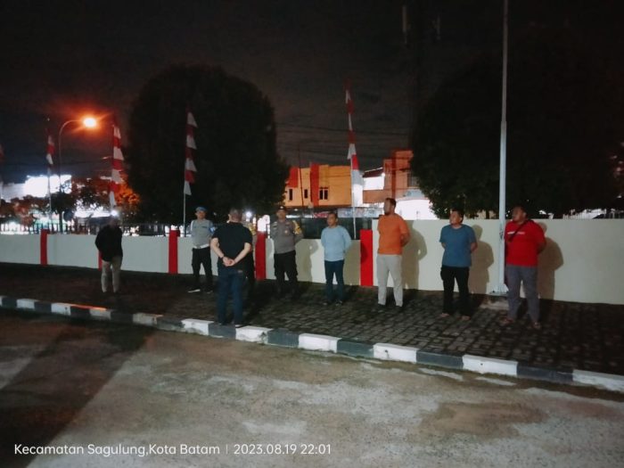 Demi Menjaga Wilayahnya Tetap Aman Dan Kondusif Polsek Sagulung Rutin Gelar Cipkon