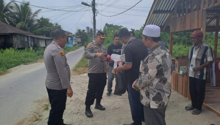 Polres Tanjung Balai Bangun Posko di Kampung Bebas Dari Narkoba
