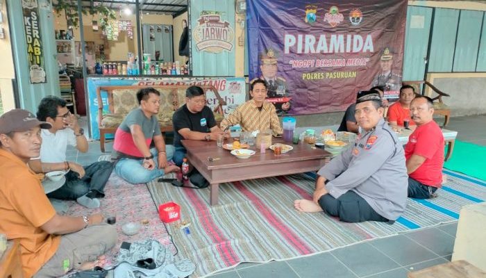 Jaga Tali Silaturahmi Bersama Media, Polres Pasuruan Gelar Piramida