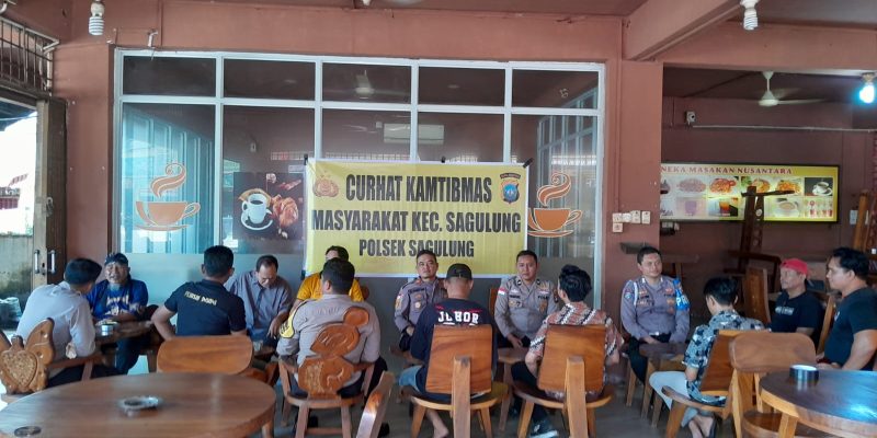Jalin silahturahmi Bersama Masyarakat, Polsek Sagulung Beri Himbauan Ini!