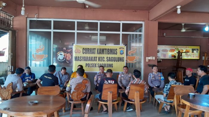 Jalin silahturahmi Bersama Masyarakat, Polsek Sagulung Beri Himbauan Ini!