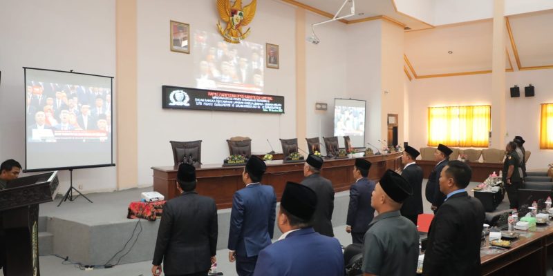 DPRD Sampang Gelar Rapat Paripurna, Mendengarkan Pidato Kenegaraan Dalam Rangka HUT RI Ke 78 Kemerdekaan RI