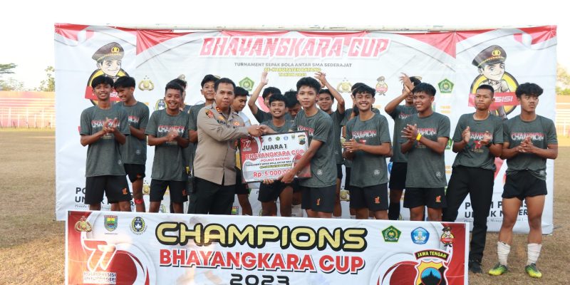SMAN 1 Bawang Juara Bhayangkara Cup 2023
