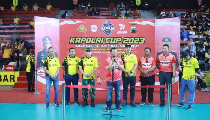 Jateng Jadi Salah Satu Tuan Rumah Turnamen Bola Voli Kapolri Cup Tahun 2023