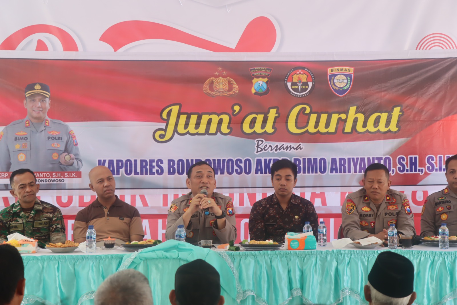 Jumat Curhat di Kelurahan Kota Kulon Polres Bondowoso Menampung Uneg-uneg Warga Kota Kulon