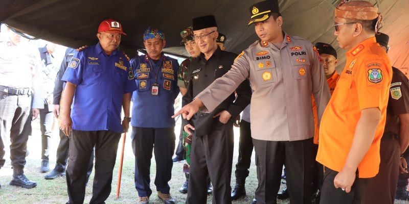 Kapolres Bondowoso Menghadiri Apel Gelar Dalam Kesiapsiagaan Menghadapi Bencana Alam