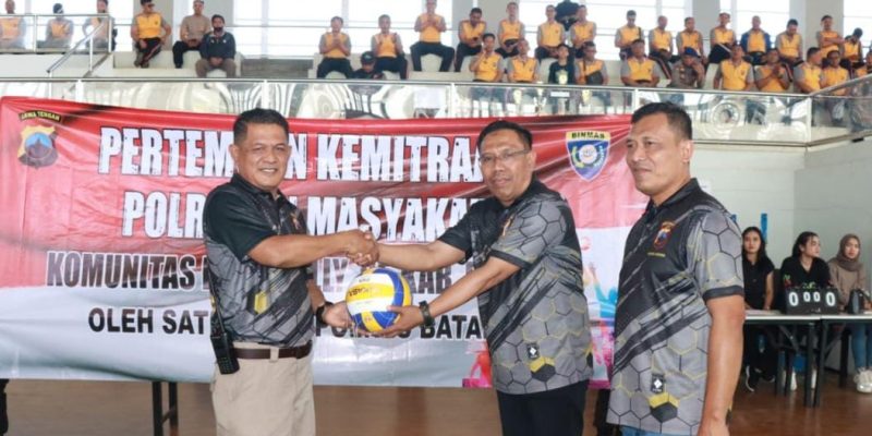 Polres Batang Gelar Turnamen Voli Bhayangkara Cup 2023