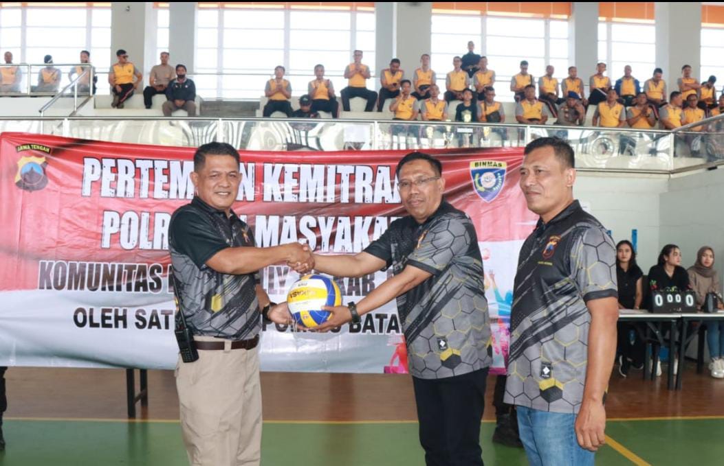Polres Batang Gelar Turnamen Voli Bhayangkara Cup 2023
