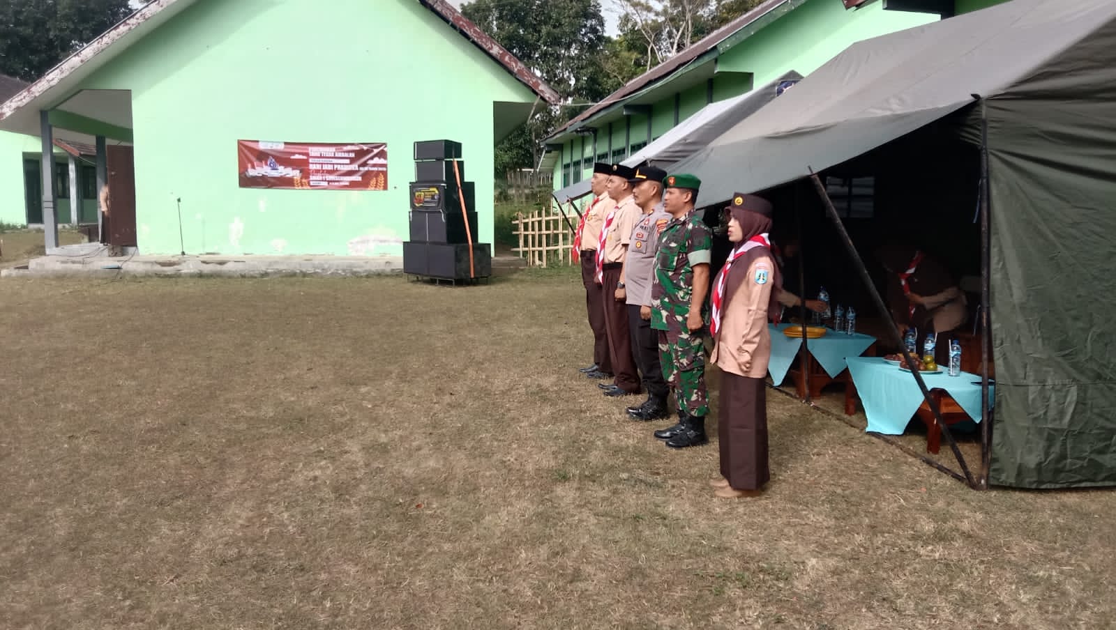 Danposramil Sumberwringin Monitoring Perkemahan Jumat Sabtu (PERJUSA)
