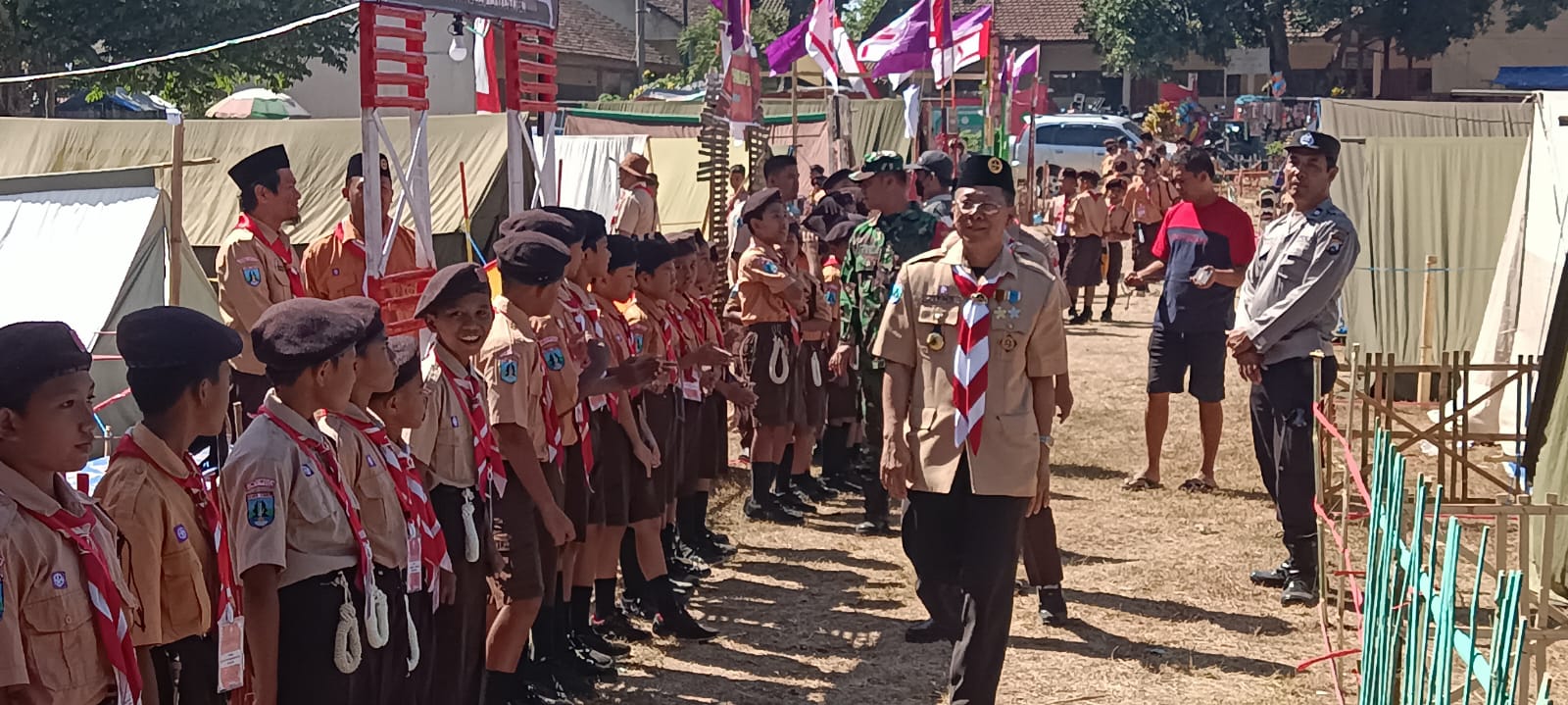Danramil 0822/11 Tapen Hadiri Jambore Ranting