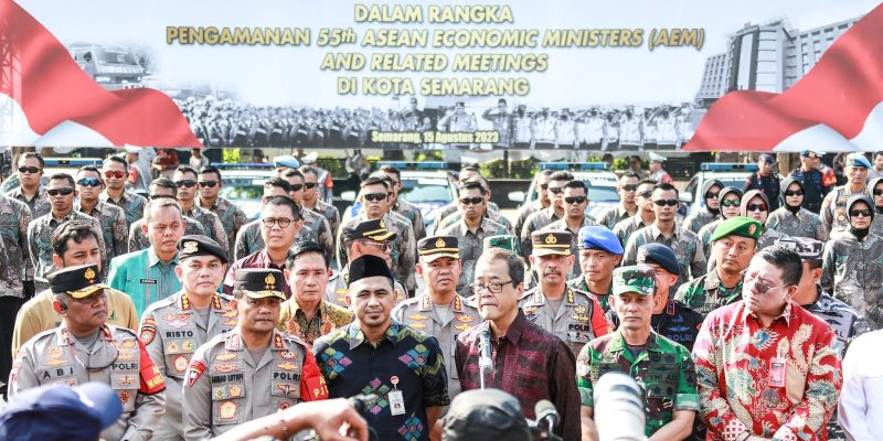 Gelar Apel Kesiapan AEM Polda Jateng Terjunkan Tim Jibom Hingga K-9