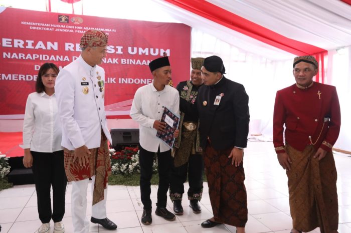 Wagub Taj Yasin Minta Narapidana Yang Telah Bebas Beri Contoh Positif di Tengah Masyarakat