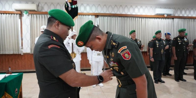 Danrem Wijayakusuma Terima Penyerahan Jabatan Kasrem.