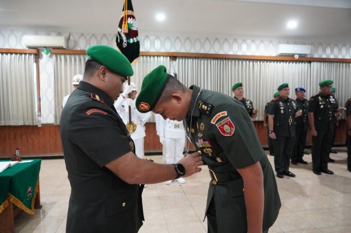 Danrem Wijayakusuma Terima Penyerahan Jabatan Kasrem.