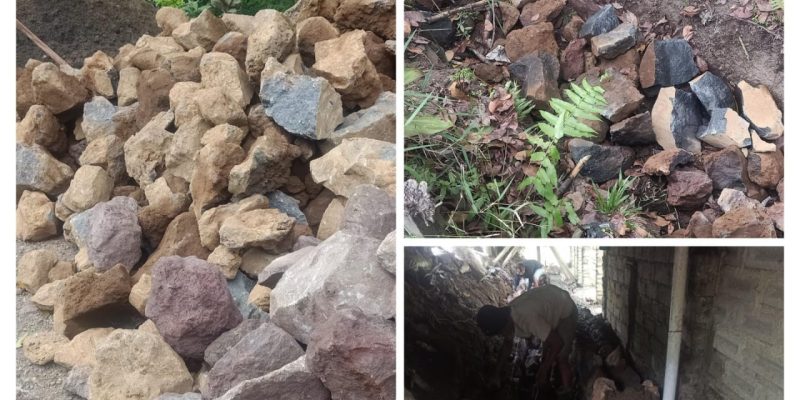 Pengerjaan Proyek Jenis Pembangunan Peningkatan Drainase di Jln Nasional Glenmore Diduga tidak Sesuai Spesifikasi