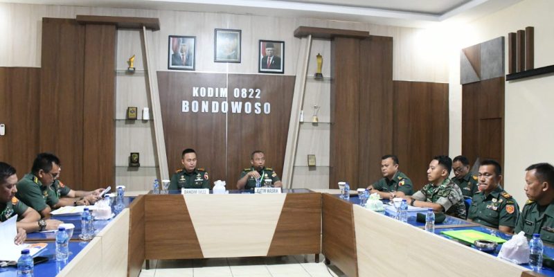 Tim Satgas Manset Kemhan RI Berkunjung Ke Kodim 0822 Bondowoso