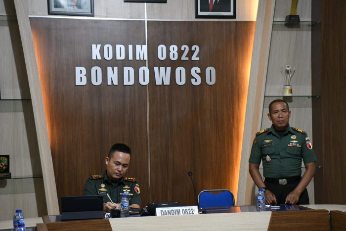 Sukseskan Dandim Cup Tenis Lapangan, Kodim 0822 Gelar Rakor