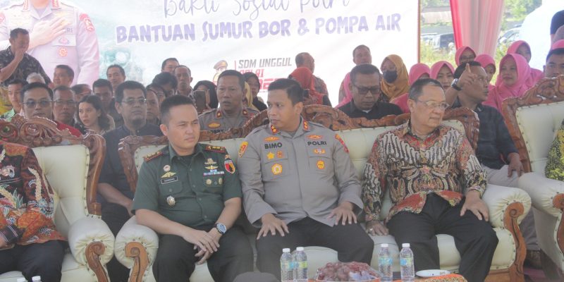 Polri Peduli, Polres Bondowoso Berikan Bantuan Sumur Bor dan Pompa Air