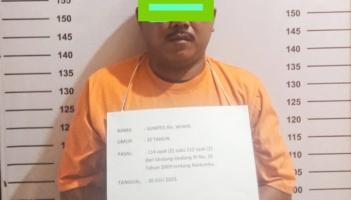 Polres Labuhanbatu Sikat Pengedar Narkoba Dilabura, Turut Diamankan 9,42 Gram