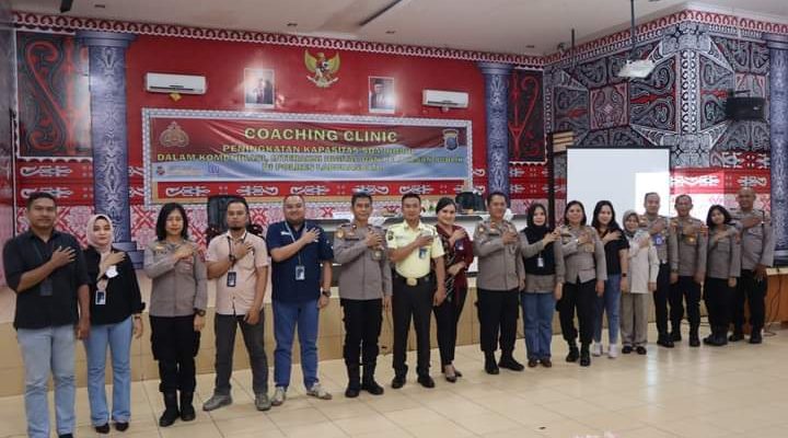 Polres Labuhanbatu Lakukan Coaching Clinic Tingkatkan SDM Polri