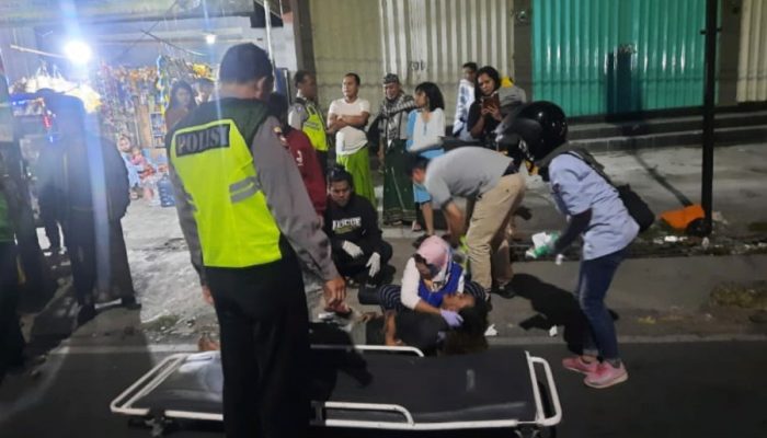 Sigap, Polisi Evakuasi Korban Laka Lantas di Dau Malang