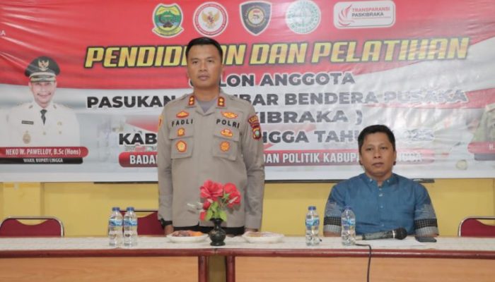 Kapolres Lingga Berikan Pembekalan Calon Paskibraka Tingkat Kabupaten Tahun 2023