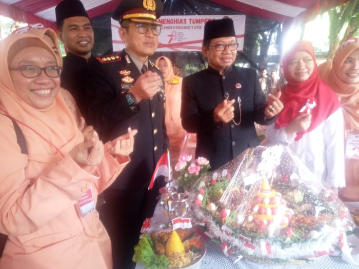 Semarakkan HUT ke-78 RI, DWP Depok Gelar Lomba Tumpeng.