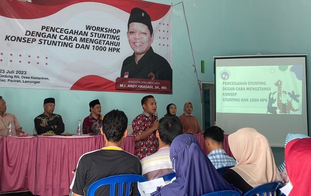 DPRD Jatim Bersama PLKB Gelar Workshop Cegah Stunting di Desa Kemantren