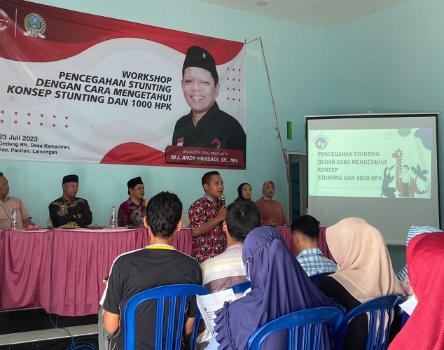 DPRD Jatim Bersama PLKB Gelar Workshop Cegah Stunting di Desa Kemantren