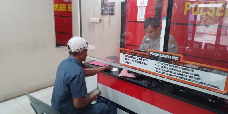 Sentra Pelayanan Kepolisian Terpadu (SPKT) Polsek Sekupang, Layani Masyarakat dengan Humanis