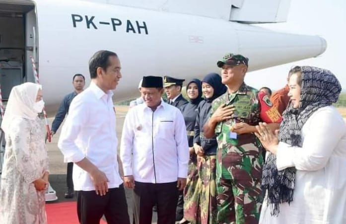Presiden Jokowi Lakukan Kunker ke Pekalongan Buka Muktamar Sufi Internasional 2023.