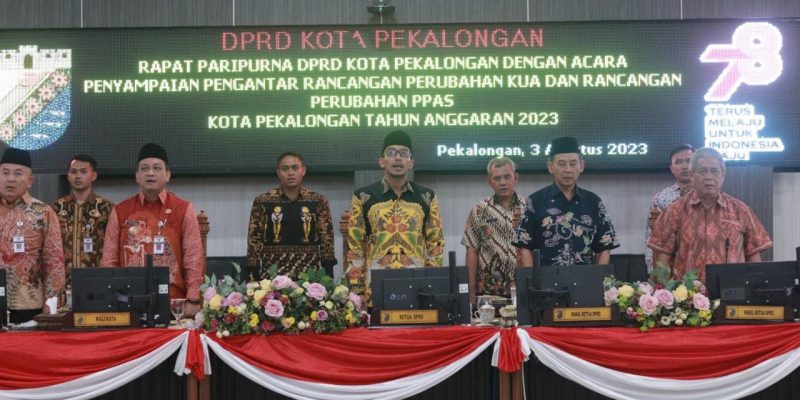 Pemkot Pekalongan Lakukan Penyesuaian Perubahan Anggaran KUA-PPAS 2023