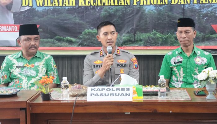 Menjelang Pilkades Serentak 2023, Kapolres Pasuruan Gelar Silaturahmi Dan Dialog Kamtibmas