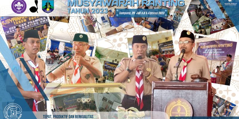 Musyawarah Ranting Serentak Gerakan Pramuka Sampang Tahun 2023