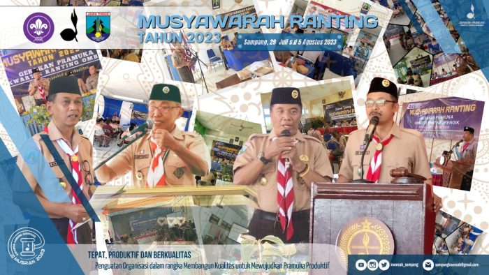 Musyawarah Ranting Serentak Gerakan Pramuka Sampang Tahun 2023