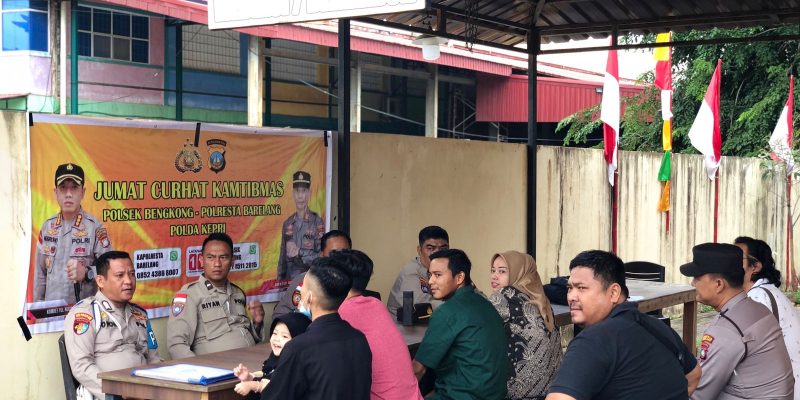 Kenakalan Remaja Masih Menjadi Atensi Polsek Bengkong di Program Jum’at Curhat
