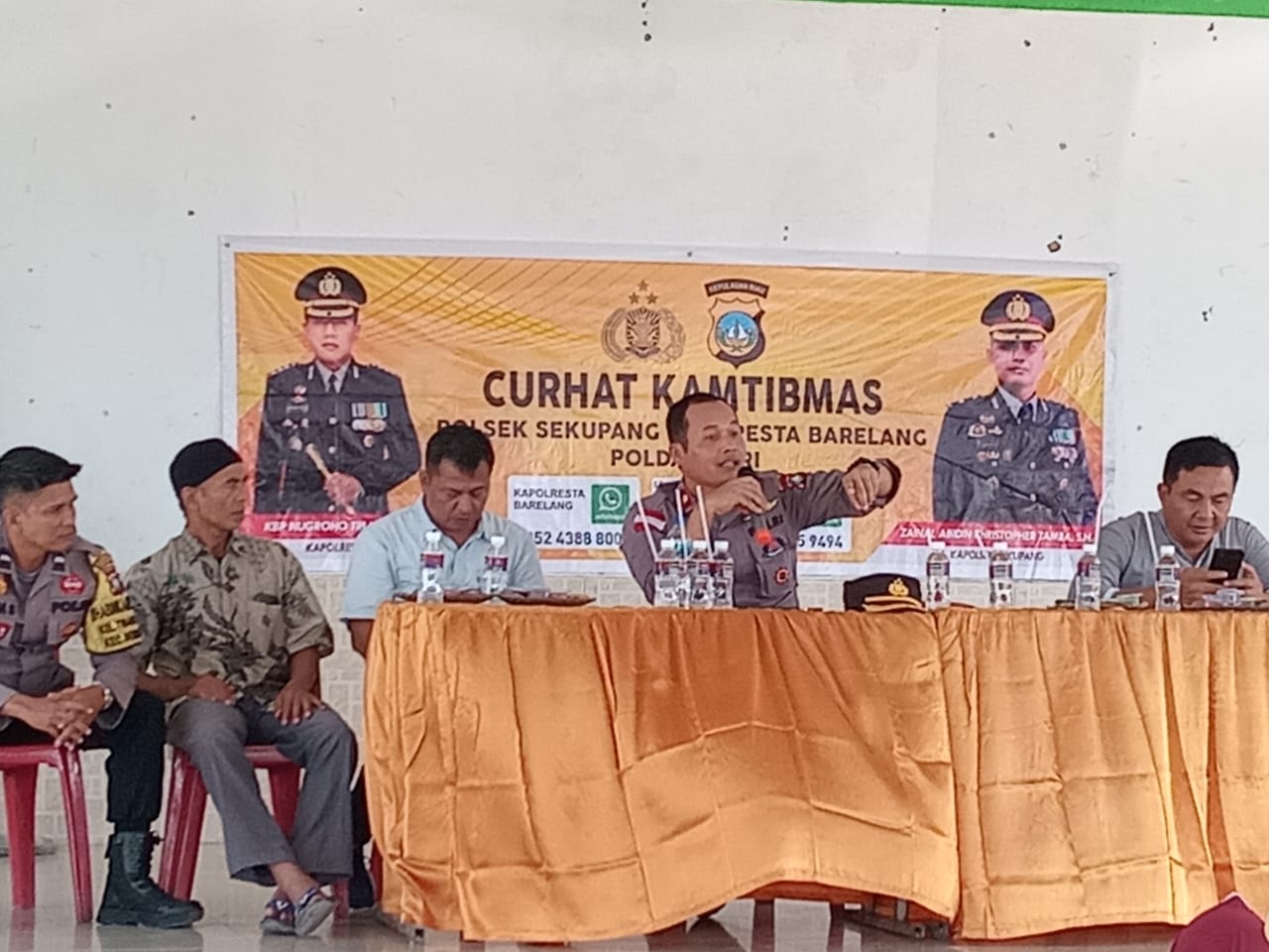 Jum’at Curhat, Kapolsek Sekupang Berikan Himbauan Kepada Orang Tua. Begini Himbauannya!