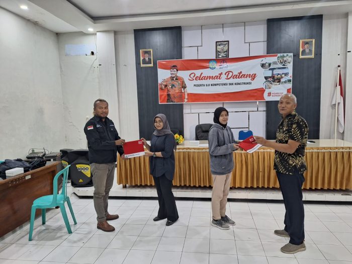 Gelar Giat Uji Kompetensi SKK Konstruksi Oleh Dinas PUPR Kabupaten Nganjuk.