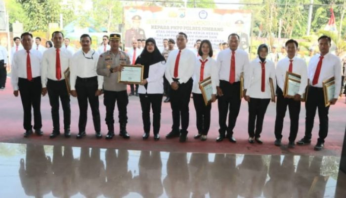 Respon Cepat Ungkap Kasus TPPO, Polres Jombang Terima Penghargaan