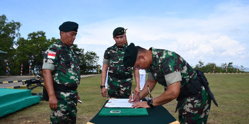 Danrem 033/WP Pimpin Serah Terima Jabatan Danyonif Raider Khusus 136/TS