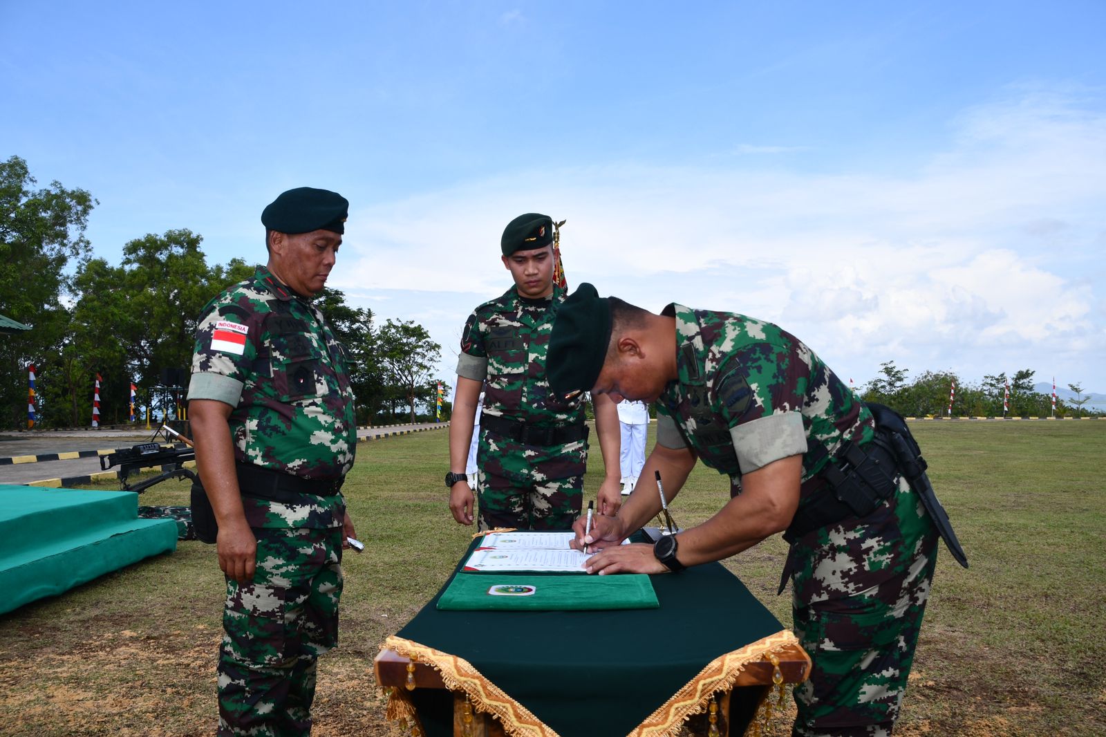 Danrem 033/WP Pimpin Serah Terima Jabatan Danyonif Raider Khusus 136/TS