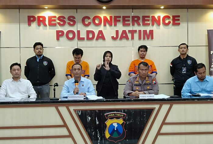 Ditreskrimsus Polda Jatim Ungkap Kasus Manipulasi Data Transaksi Pembelian Makanan Fiktif Dengan Aplikasi Gojek Food Online