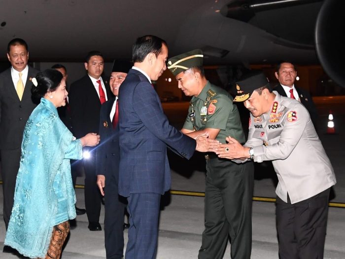 Wakapolri Komjen Agus Andrianto Turut Sambut Kepulangan Presiden RI dari KTT G20 India