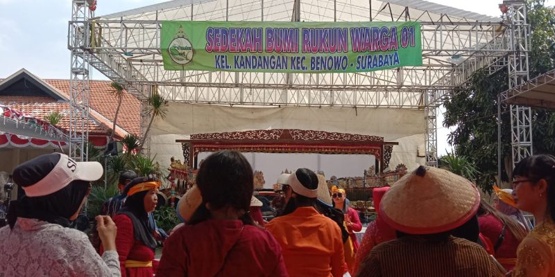 Tasyakuran Sedekah Bumi Warga RW.01 Pandansari Kel.Kandangan Benowo Kota Surabaya Barat