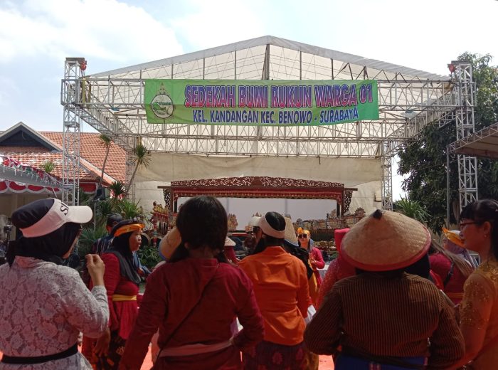 Tasyakuran Sedekah Bumi Warga RW.01 Pandansari Kel.Kandangan Benowo Kota Surabaya Barat