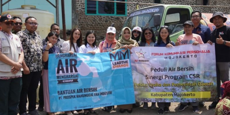Sinergitas Dunia Usaha, FKP Turut Tangani Kekeringan Di Kabupaten Mojokerto